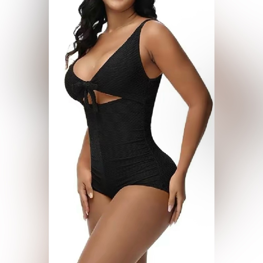 Black One-Piece Swimsuit